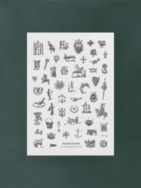 Image 1 of Pilgrim Badges Poster
