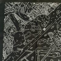 Image 3 of Sleeping Cat/Skeleton Bandana 
