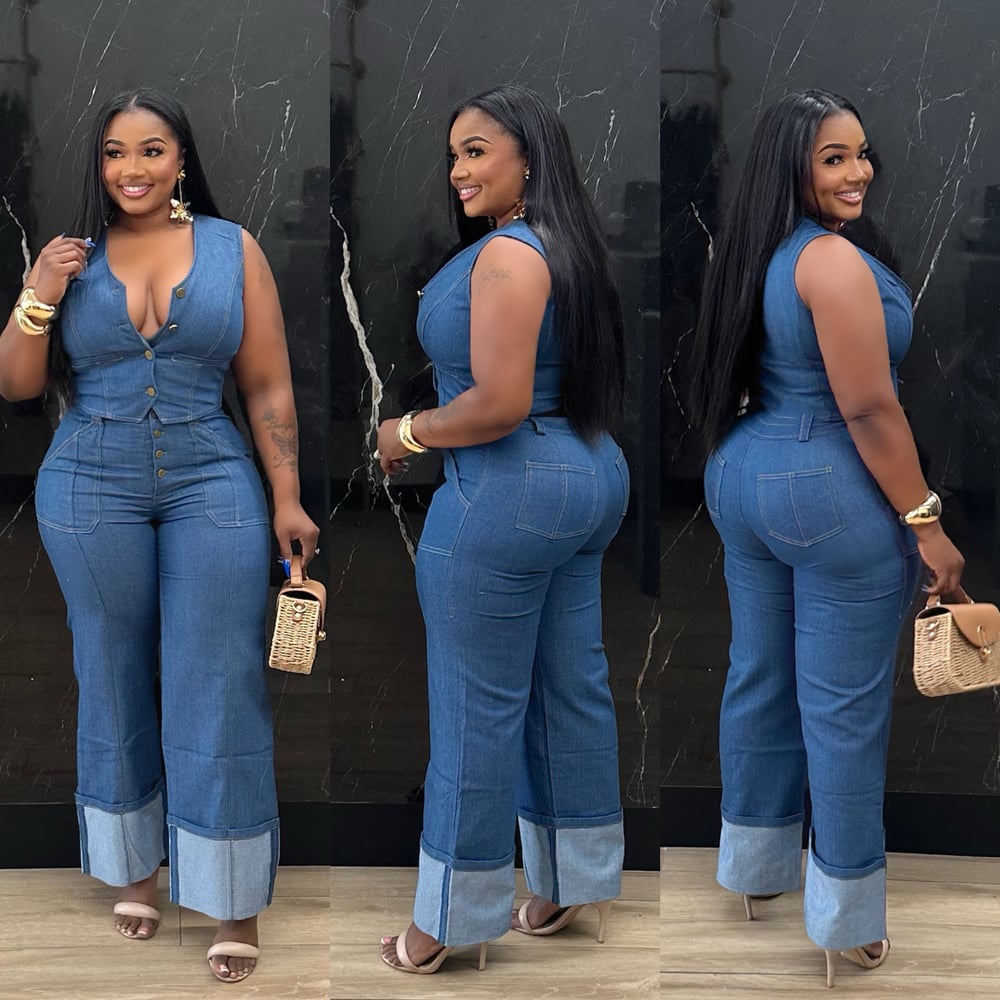 Image of MAKAYLA DENIM SET