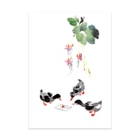 Image 1 of Postkaart eendjes vinden brief