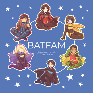 Batfam Charms