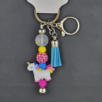 Image 2 of Rainbow Unicorn Keychain – Playful, Magical, and Bursting with Color