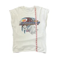 Image 3 of RaceCar T-Shirt Vest Upcycle 
