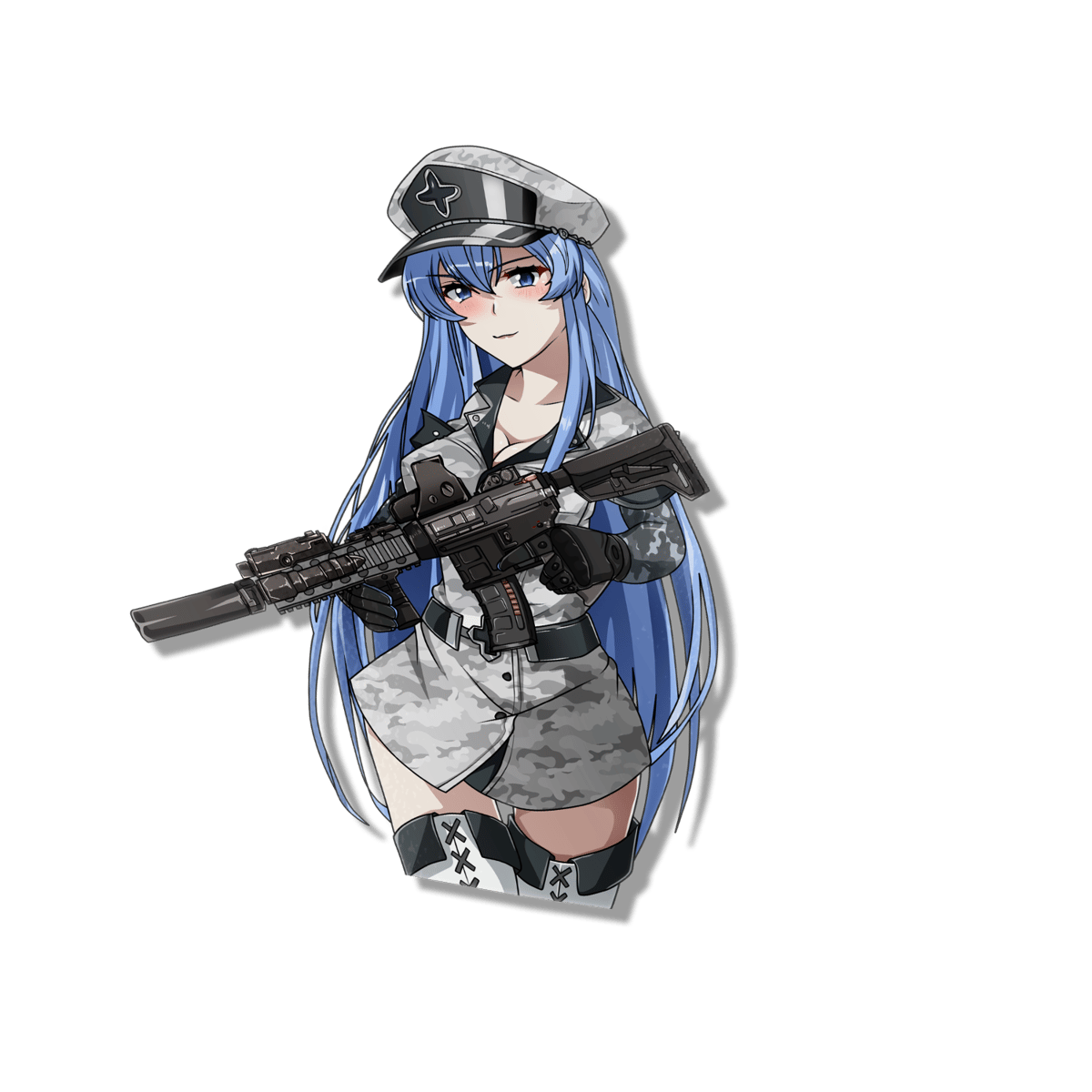 Image of Tactical Esdeath Sticker (Limited Edition)