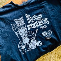 Image 3 of Legendary Hucklebucks TIKI + GUITAR 100% Cotton Men's T-Shirt