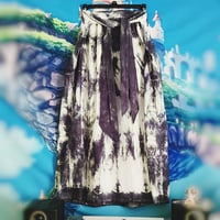 Distressed Adjustable Hakama Skirt 