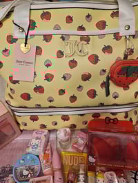 Image 1 of Juicy Couture Sweet N Juicy Yellow Weekender Meets Hello Kitty Bundle 