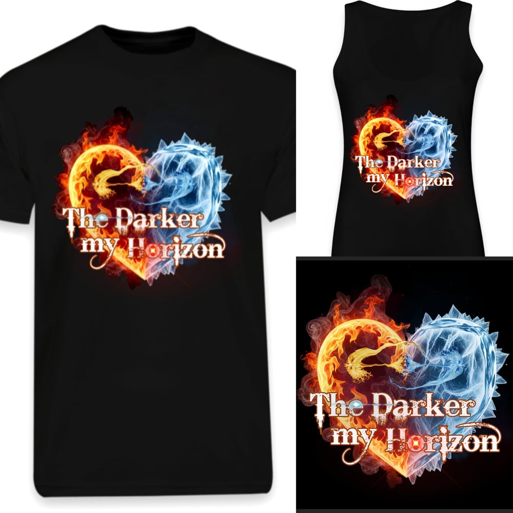 Image of When Fire & Ice Collide tee/ladies vest *NEW