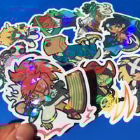 Chibi Stickers- Sparkly