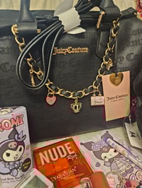 Image 6 of Amandas Custom RESERVED Juicy Couture Princess Charming Satchel Meets Kuromi Bundle __