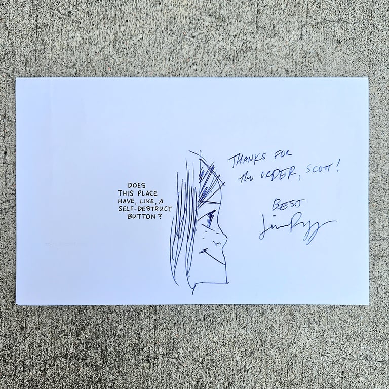 Street Angel by Jim Rugg - w/Oiginal Sketch Image 4