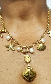Image 3 of Ocean Charm Necklace
