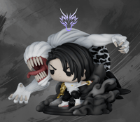 Image 3 of YUTA AND RIKA V2 JUJUTSU KAISEN CUSTOM FUNKO POP