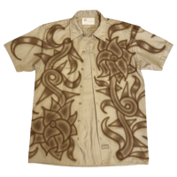Image 3 of Rose Work Shirt Beige