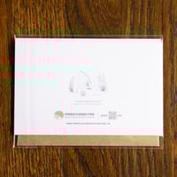 Image 2 of "Chumbo Is Saving Your Seat" (4x6 blank greeting card)