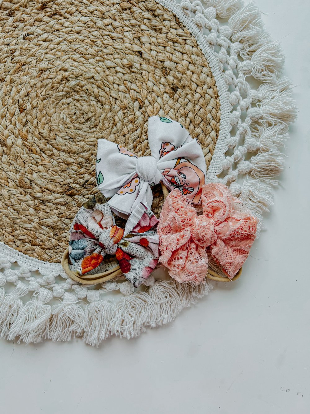 Image of MINI SUNNIE BOW BUNDLE- NYLON