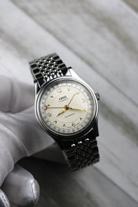 Image 2 of 1990s Oris Pointer Date 7403 - Original Beads of Rice Bracelet - Automatic