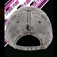 Image 2 of  Studio Purr Embroidered Vintage Cotton Twill Cap