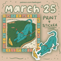 March Patreon Mail Set
