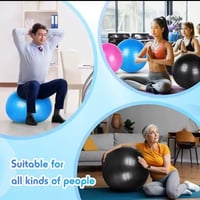 Image 2 of Angelic Flow SereniBall Inflatable Yoga & Balance Fitness Ball