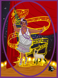 Image 2 of Time Capsule Collection 1920's Inspired Plus Size Trans Woman with Siamese Cat