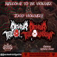 Image 1 of Devour The Unborn Official Woven Logo Patch