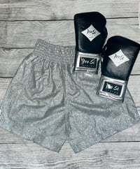 Image 3 of Pro Sé Metallic Leather Fight Gloves 10oz