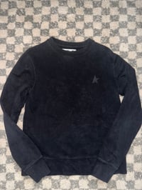 Image 1 of Golden Goose Faded Black Crewneck