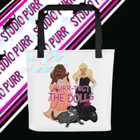 Studio Purr: PURR-TECT THE DOLLS Tote bag