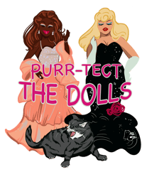 Image 2 of  Studio Purr PURR-TECT THE DOLLS Tee