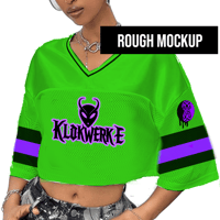 Image 2 of KWE Crop-Top Mesh Jersey (Pre-Order)