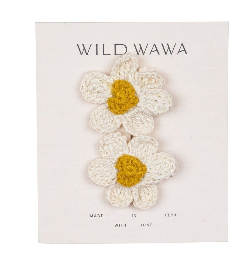 Image of Crochet Clip - Daisy Heart