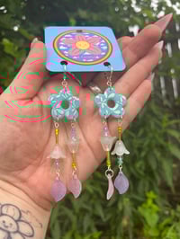 Image 1 of Petal Fall Daisy Dangles
