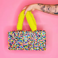 perler bead purse