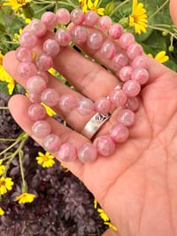 Image 2 of HIGH QUALITY SAKURA RHODONITE BRACELET 10ML 