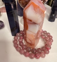 Image 3 of HIGH QUALITY SAKURA RHODONITE BRACELET 10ML 