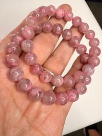 Image 4 of HIGH QUALITY SAKURA RHODONITE BRACELET 10ML 