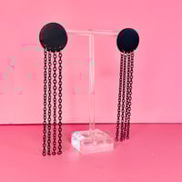 Image 3 of clay chain earrings