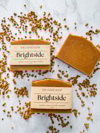 Image 2 of Brightside Soap -Turmeric + Honey 