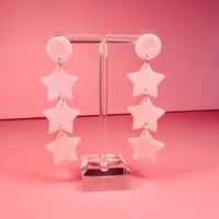 three star earrings