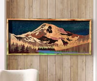 Image 1 of Mount Rainier , Washington : Wooden Wall art