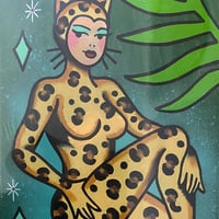 Image 2 of BLACK CAT x GILLIAN BROOKS - HANDPAINTED - 8.5" POPSICLE