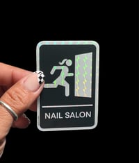 *NEW* Nail Salon Prismatic Sticker