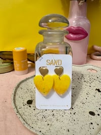 Love citron paillettes