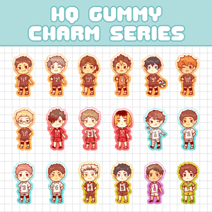 Haikyuu Gummy Charms