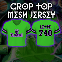 Image 1 of KWE Crop-Top Mesh Jersey (Pre-Order)