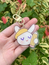 Image 2 of Bunny Artist Charm