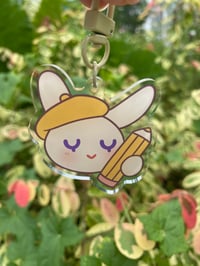 Image 1 of Bunny Artist Charm