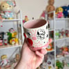 pink snoopy vampire cup