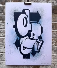 Image 1 of ABCD - Screen Print  hand finished - Edition of 20 - A2 Size